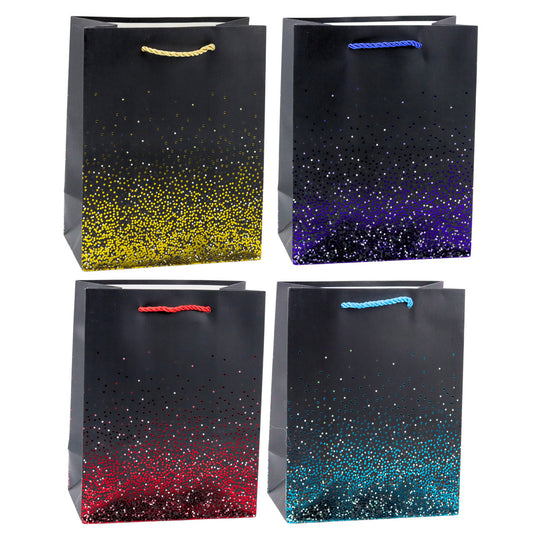 Gift Bag with Shimmering Gradient Dots, 23 x 18 x 10.5 cm - Carlat