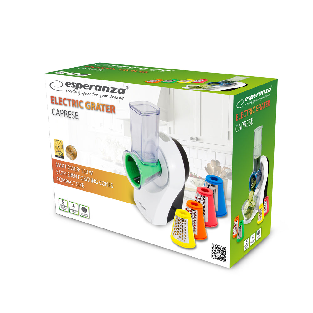 Graters, choppers, juicers, and – EKM026 Esperanza Caprese Electric Vegetable Slicer - Carlat