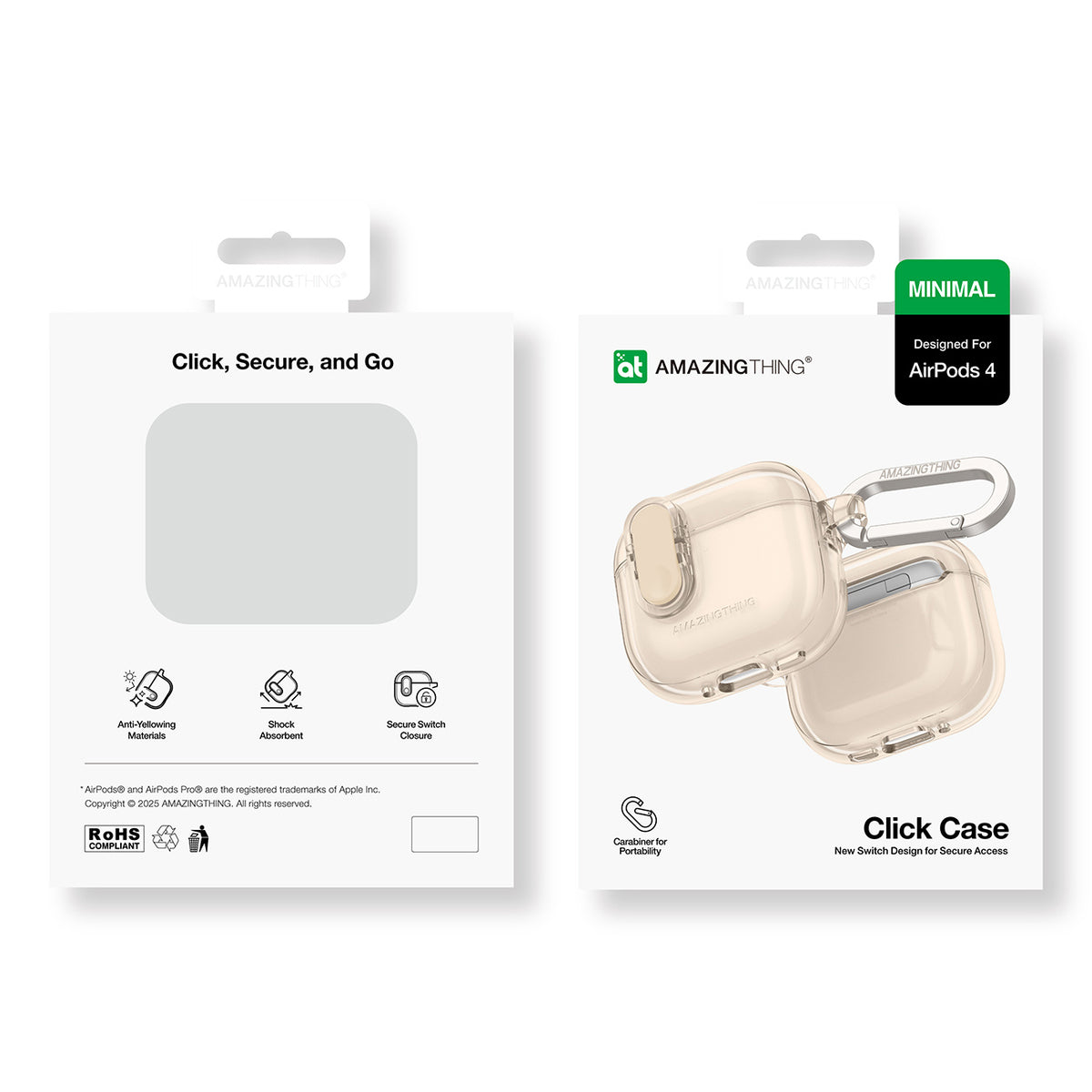 Headphones – Protective case for AirPods 4 Minimal Case - Carlat