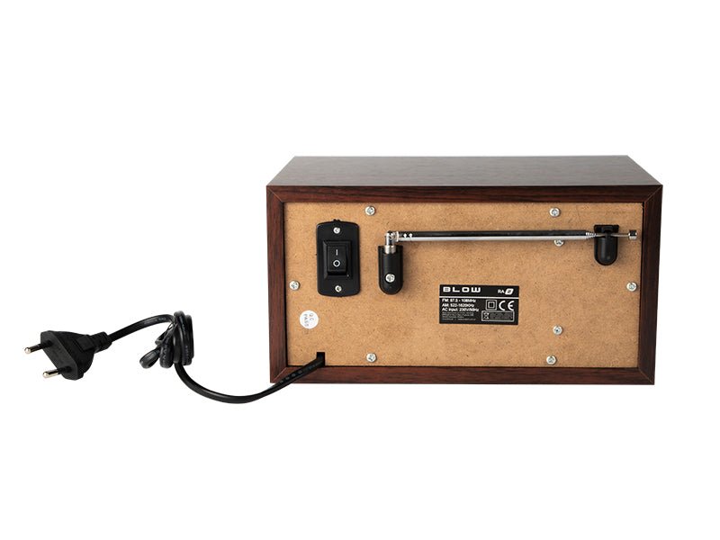 Blow Home – 77-531# Portable Analog FM BT Blow RA2 Retro Radio – image 3