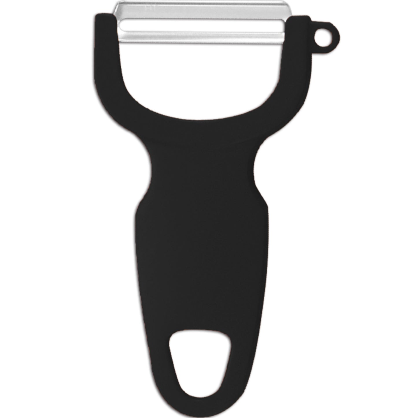 Horizontal fruit and vegetable peeler, length 110 mm - black - Carlat