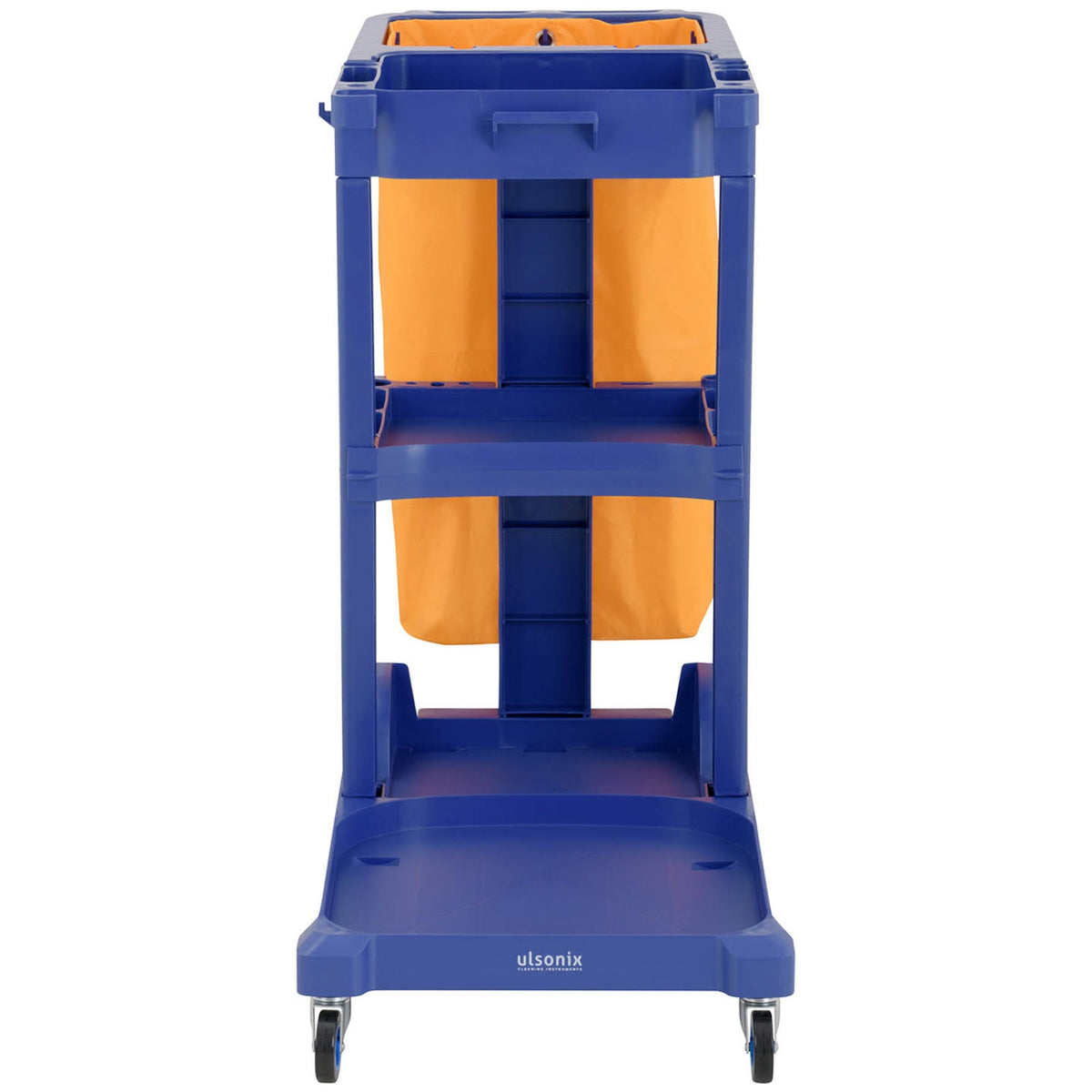 Household Cleaning Supplies – Service cart with shelves, mop holder - Carlat