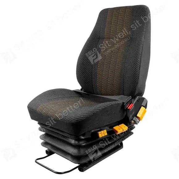 ISRI 6500KM/348 construction air suspension seat fabric - ISRI Vehicle Seat