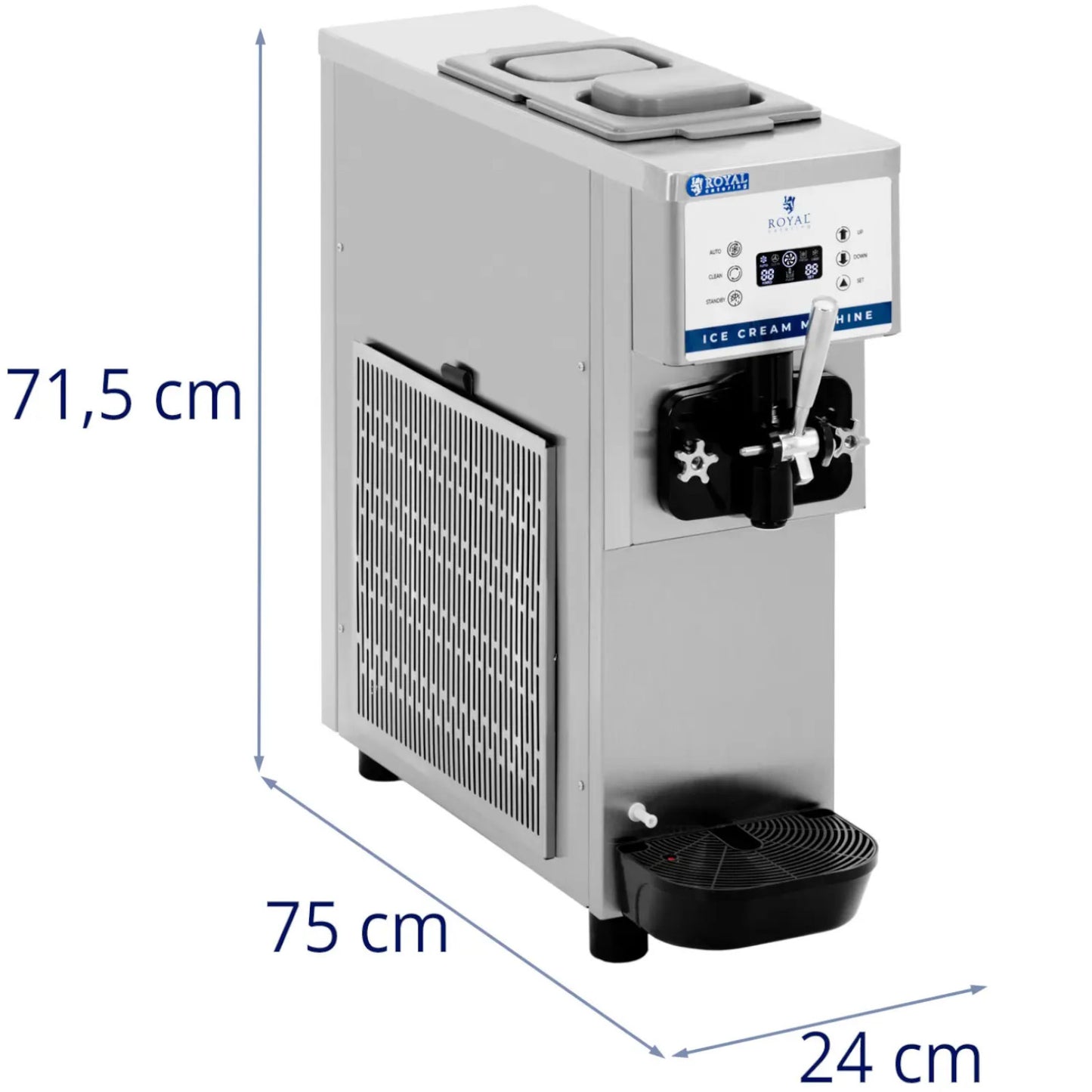 Ice Cream Makers – Italian ice cream machine 800W 13 - Carlat