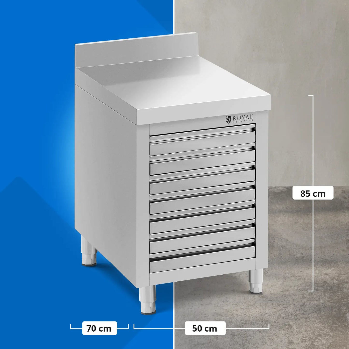 Industrial Shelving – Pizza dough catering cabinet with edge, 7 - Carlat