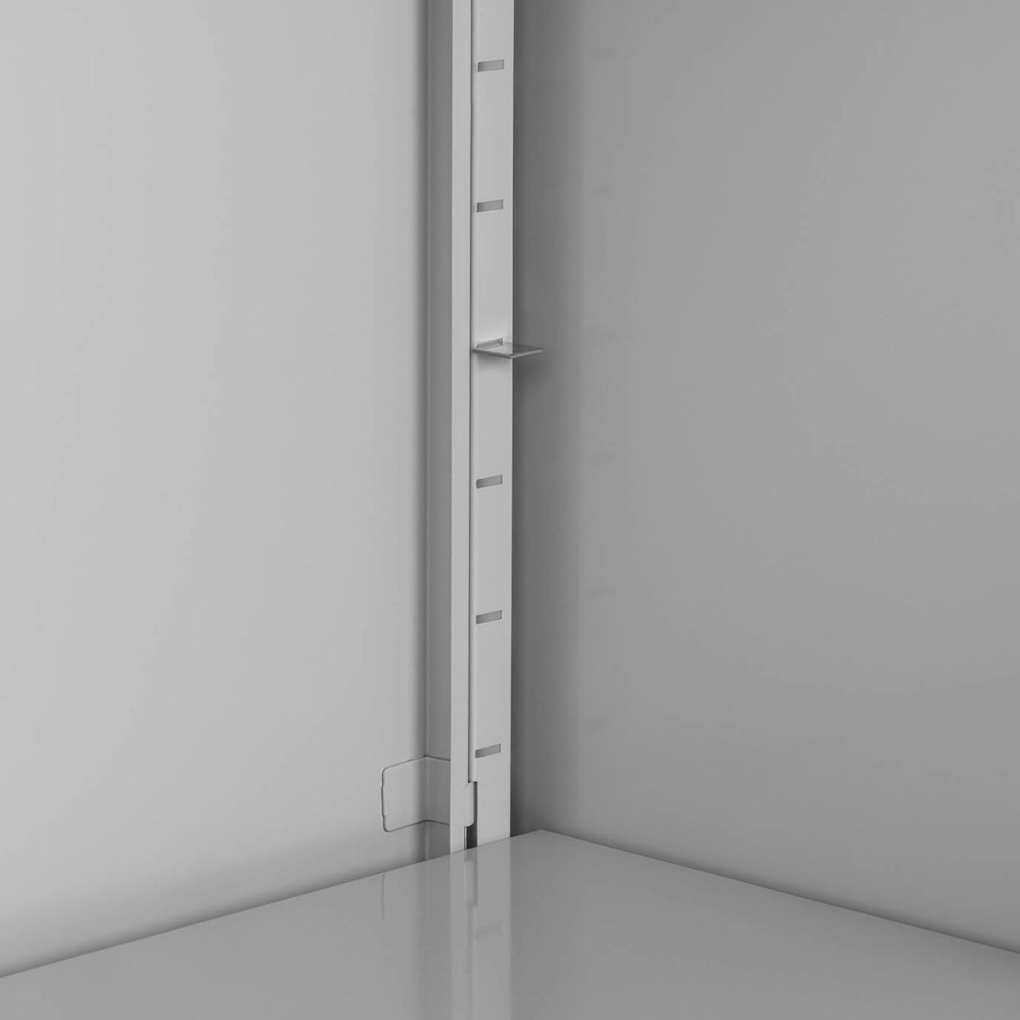Industrial Storage – 2-shelf metal office cabinet for documents and - Carlat