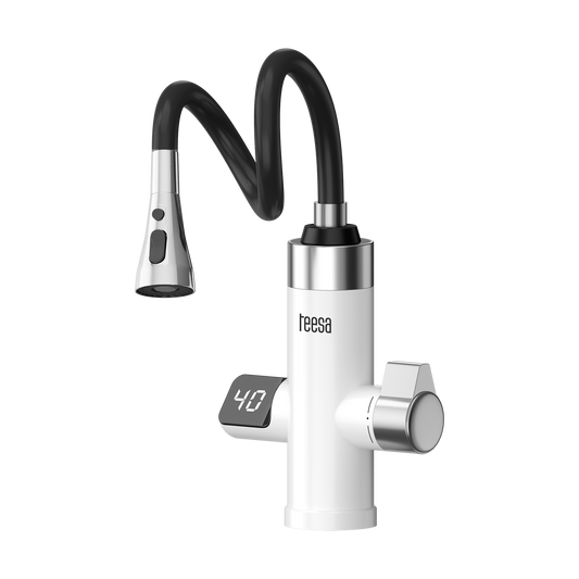 Teesa Instant-heating water heater with a kitchen faucet and flexible spout