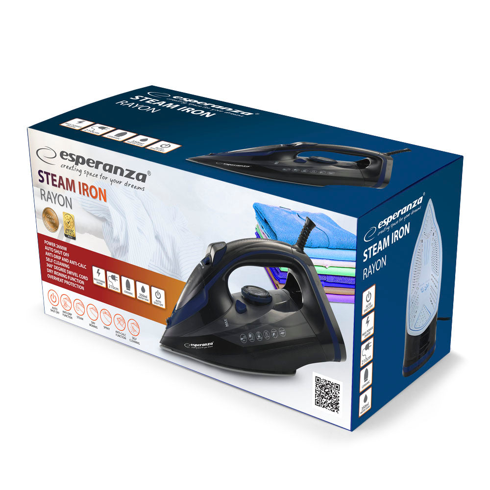Irons and – EHI012 Esperanza Rayon Ceramic Steam Iron, 2600 W - Carlat
