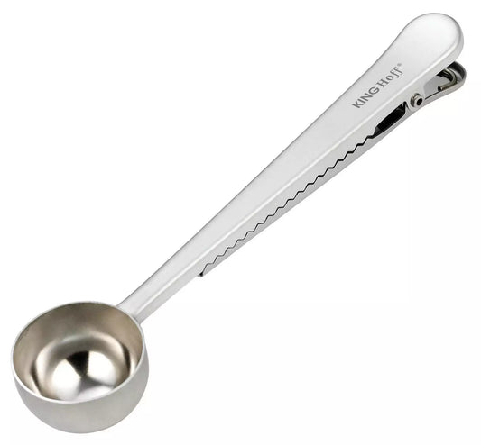 Kitchen Accessories – Coffee spoon with clip, Kinghoff steel - Carlat