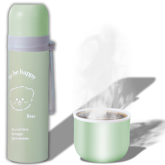 Kitchen Accessories – Green Vacuum-Insulated Thermal Mug - Carlat