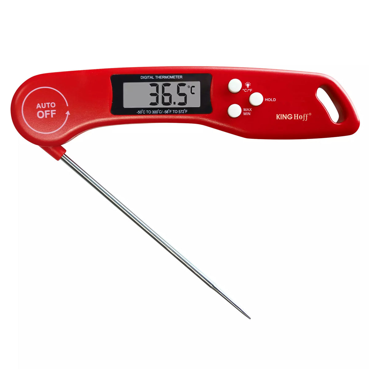 Kitchen Accessories – Kinghoff Red Digital Kitchen Thermometer - Carlat