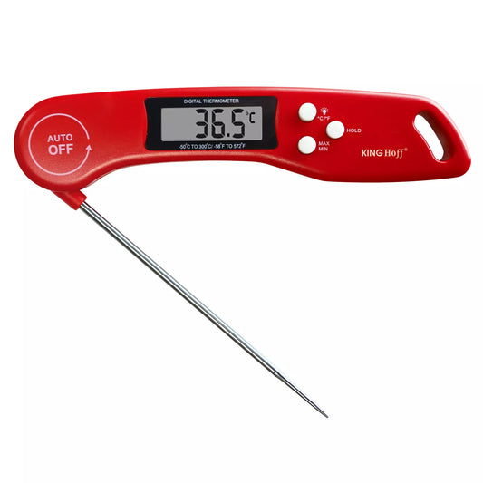 Kitchen Accessories – Kinghoff Red Digital Kitchen Thermometer - Carlat