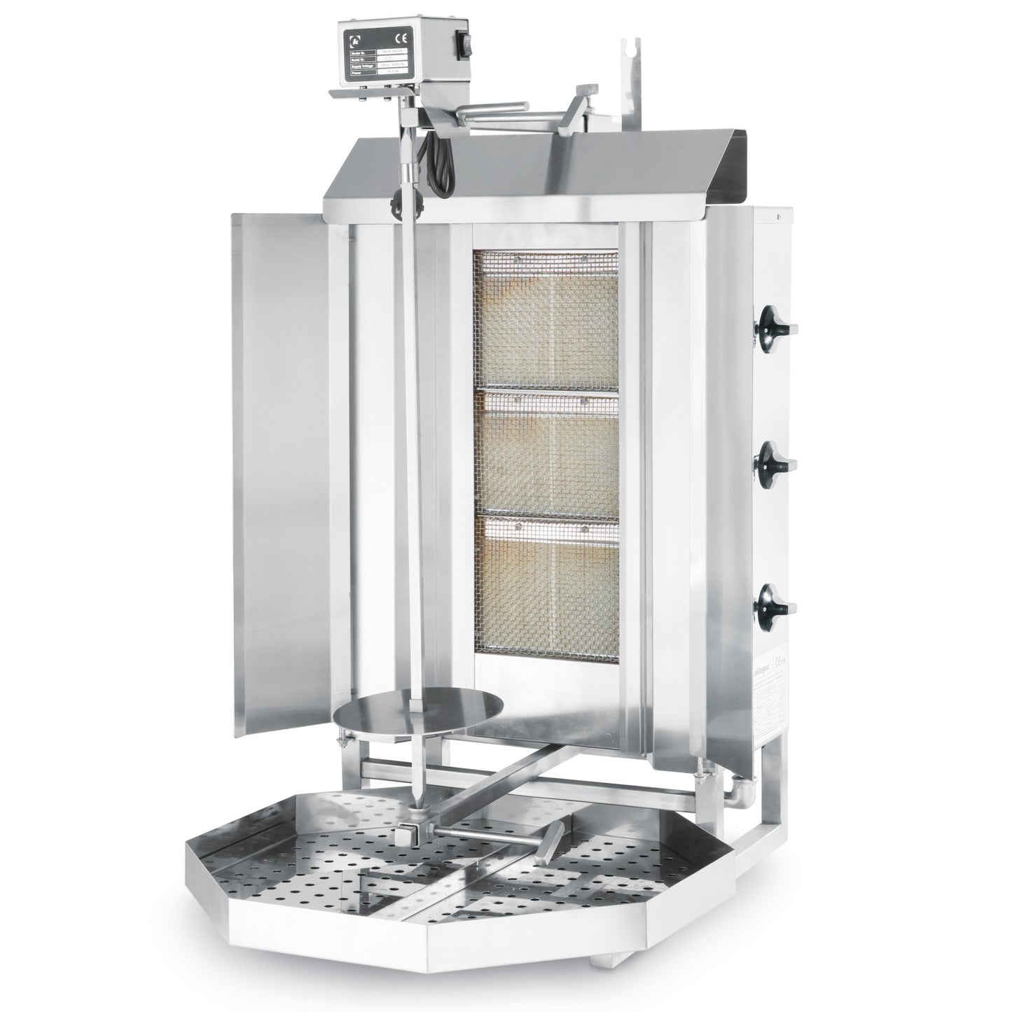 Kitchen Appliances – Gas kebab maker for gyros Profi Line - Carlat