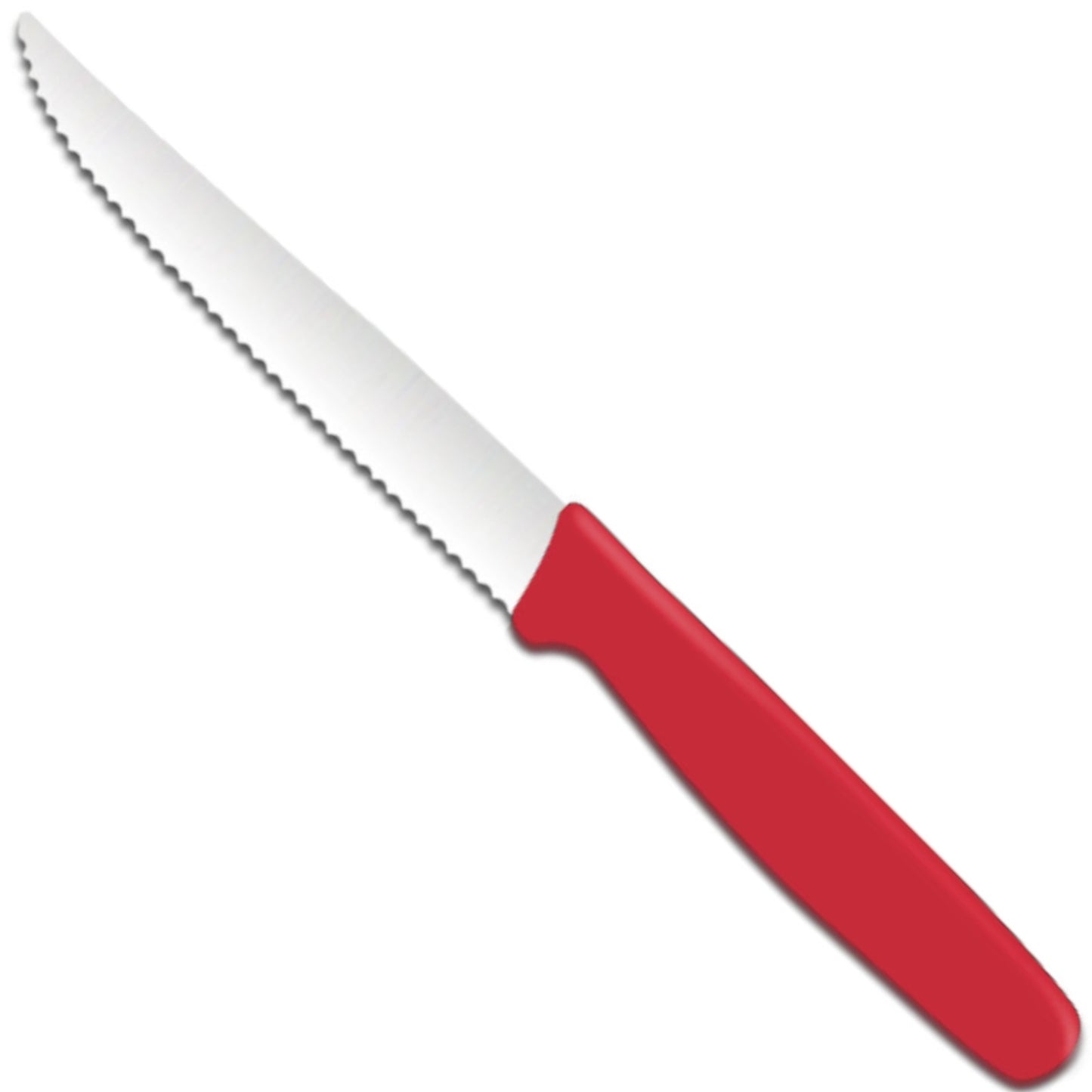 Kitchen Knives – Serrated tomato knife 214 mm - red - Carlat