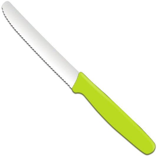Kitchen Knives – Serrated universal knife 112/211 mm - green - Carlat