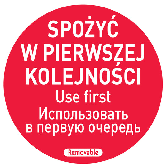 Kitchen Tools & Utensils – Food safety stickers eat first - Carlat