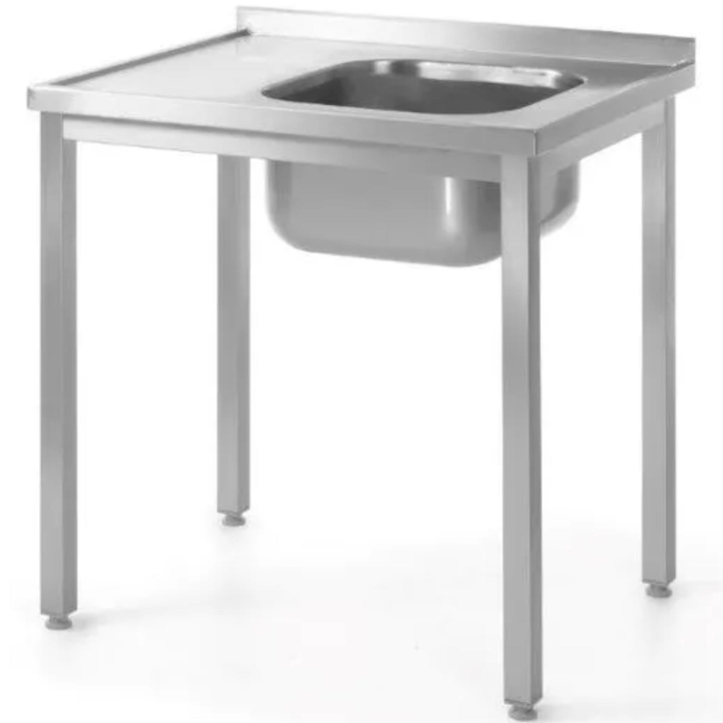 Kitchen & Utility Sinks – Bolted steel wall table with - Carlat