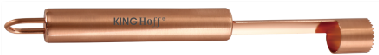 Kitchen utensils – Core remover—fruit core cutter, brown, Kinghoff steel - Carlat