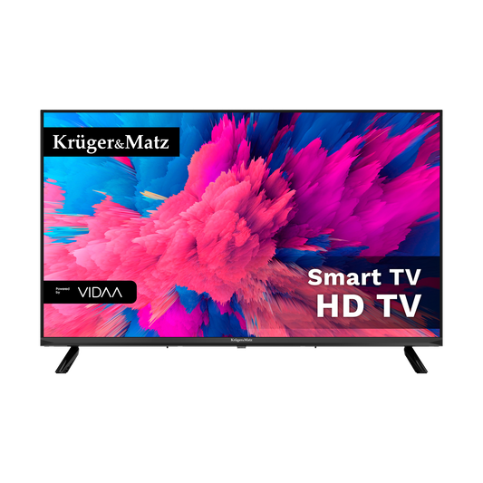 Kruger&Matz 32" HD Smart TV with DVB-T2/S2 and H.265 (HEVC) - Carlat