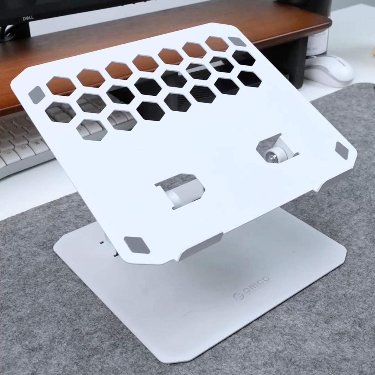 LST02I stand, laptop stand up to 17'' - silver - Carlat