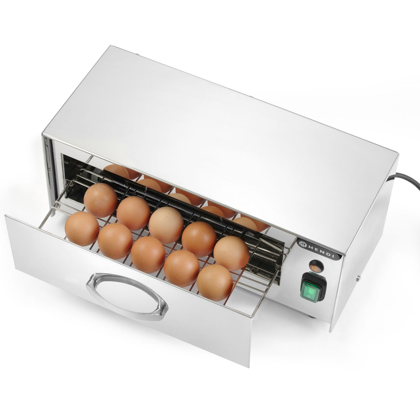 Laboratory Equipment – Stainless steel egg sterilizer spotlight, 10 places - Carlat