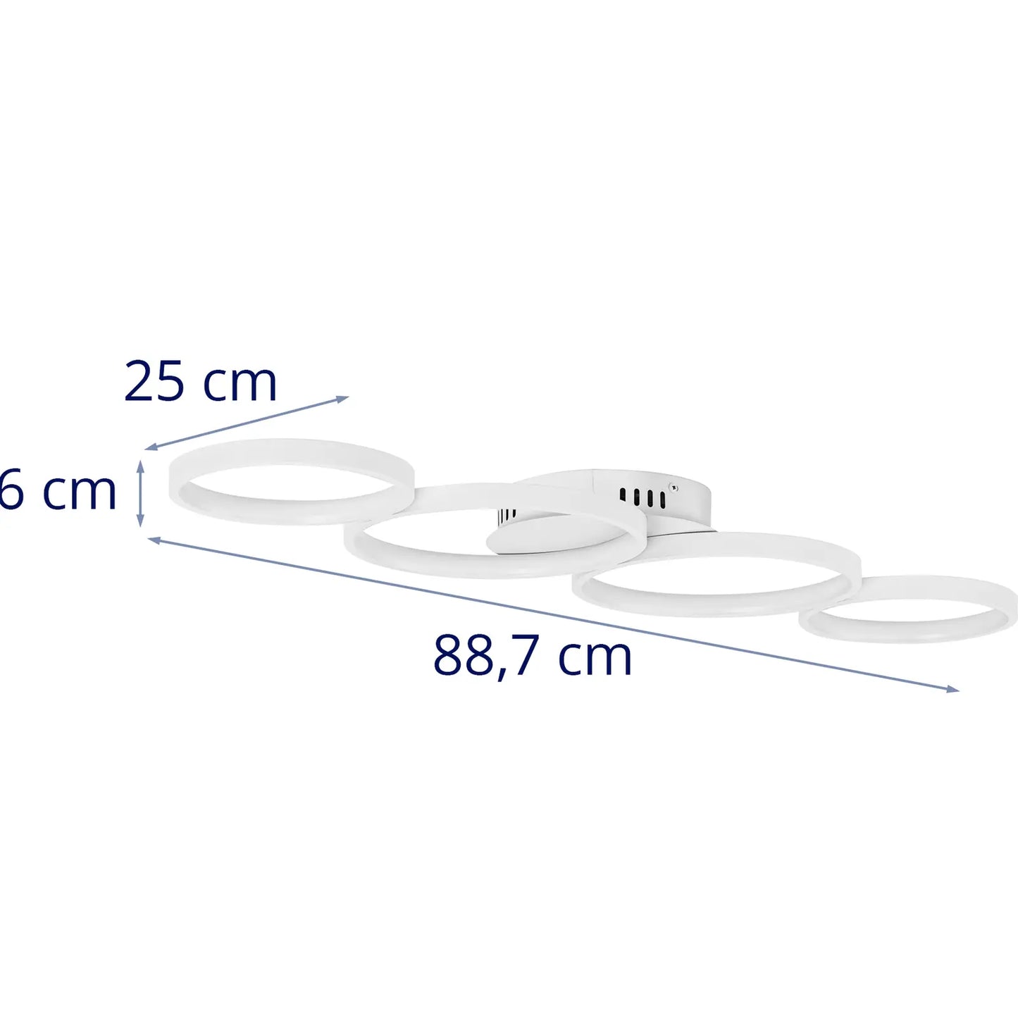 Lighting – Modern LED ceiling lamp with remote control - Carlat
