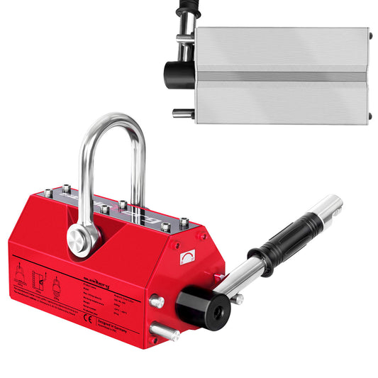 Manual magnetic gripper lift for sheet metal and profiles up to 600 kg - Carlat