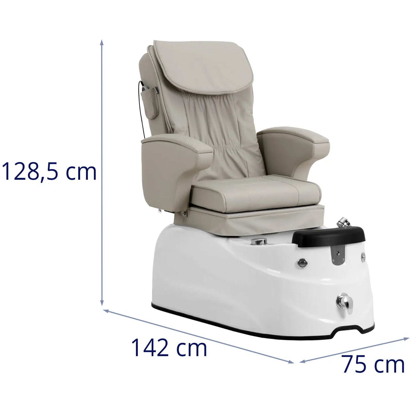 Massage Tables – Podiatry pedicure chair with shower tray massage - Carlat