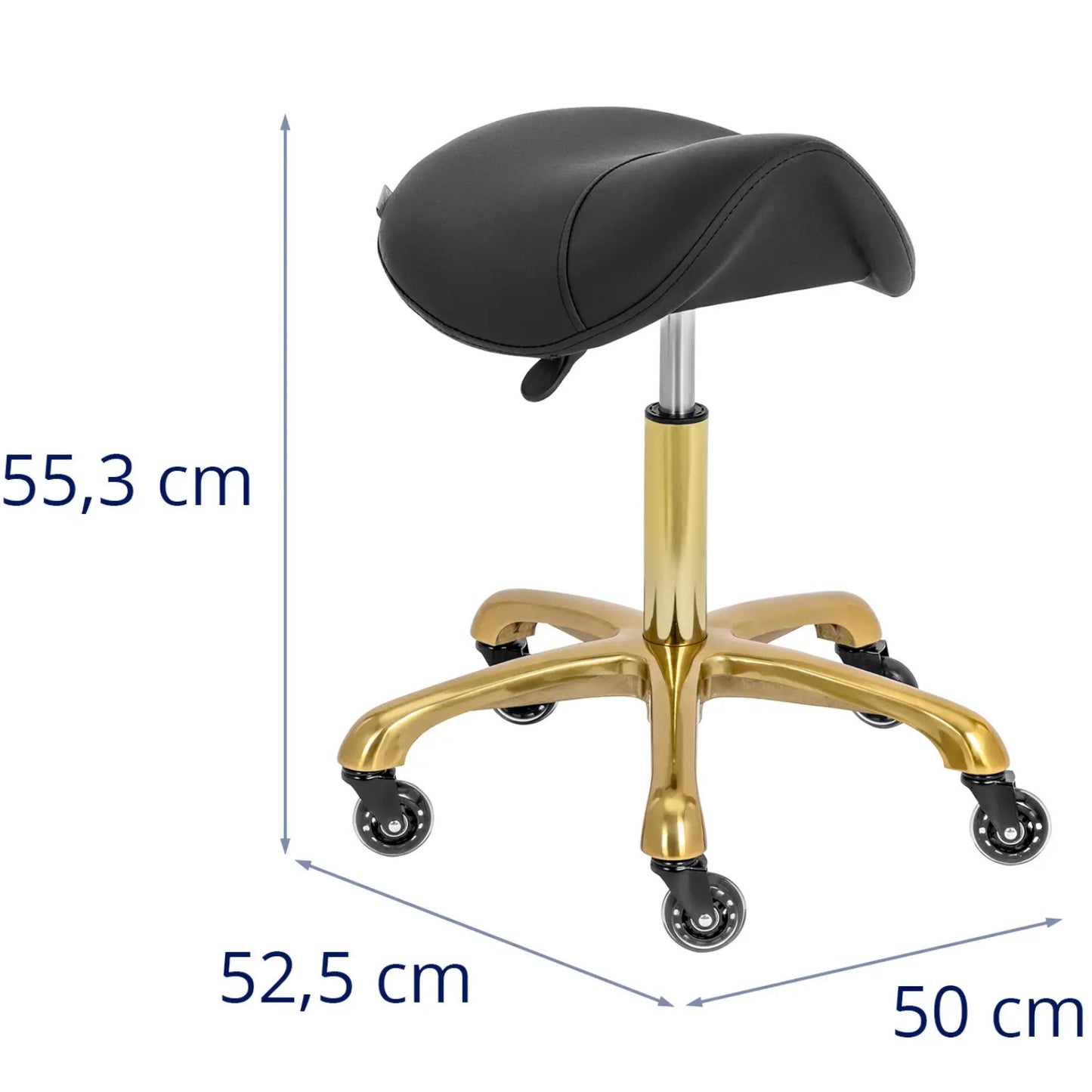 Massage Tables – Saddle cosmetic stool on wheels up to - Carlat