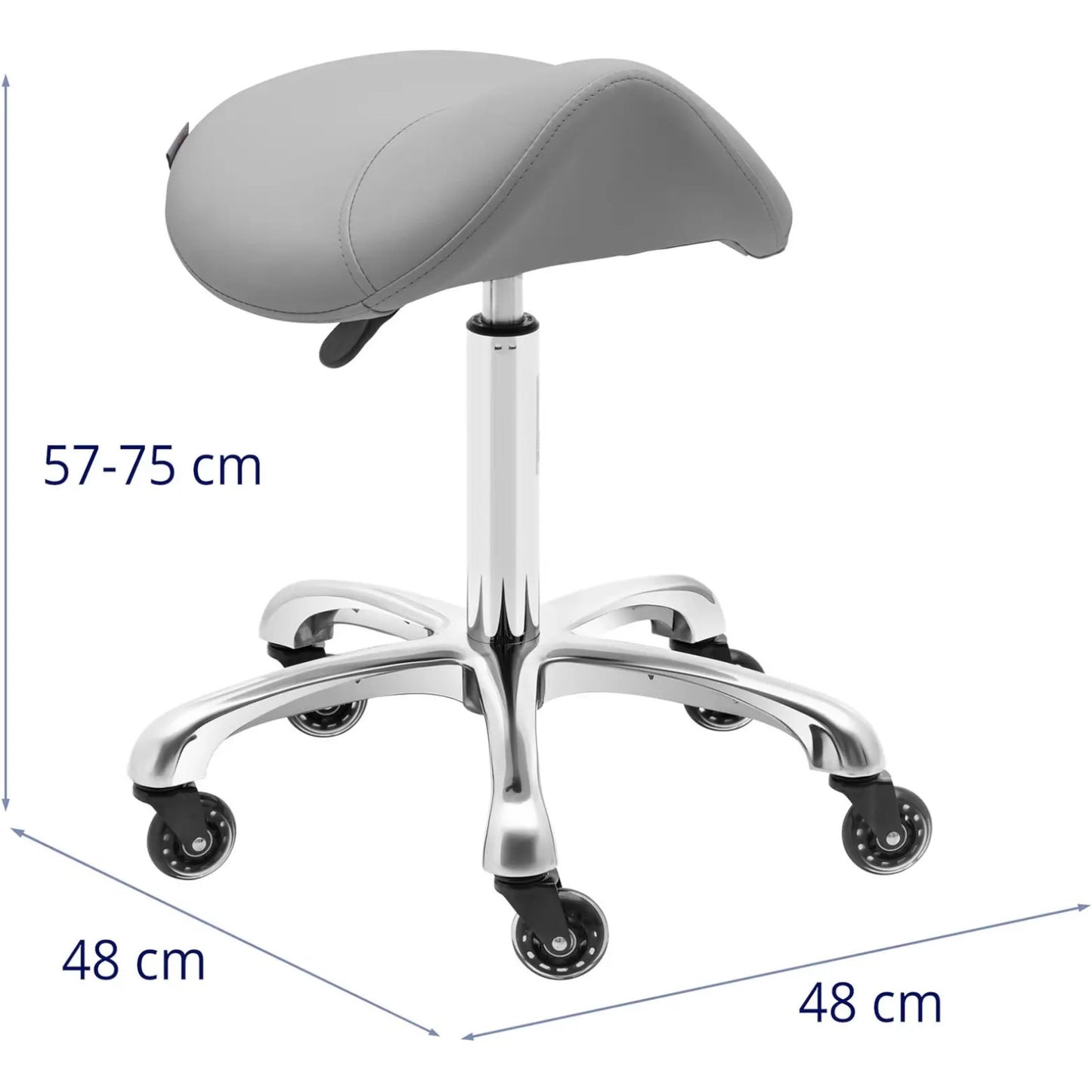 Massage Tables – Saddle cosmetic stool stool on wheels up - Carlat