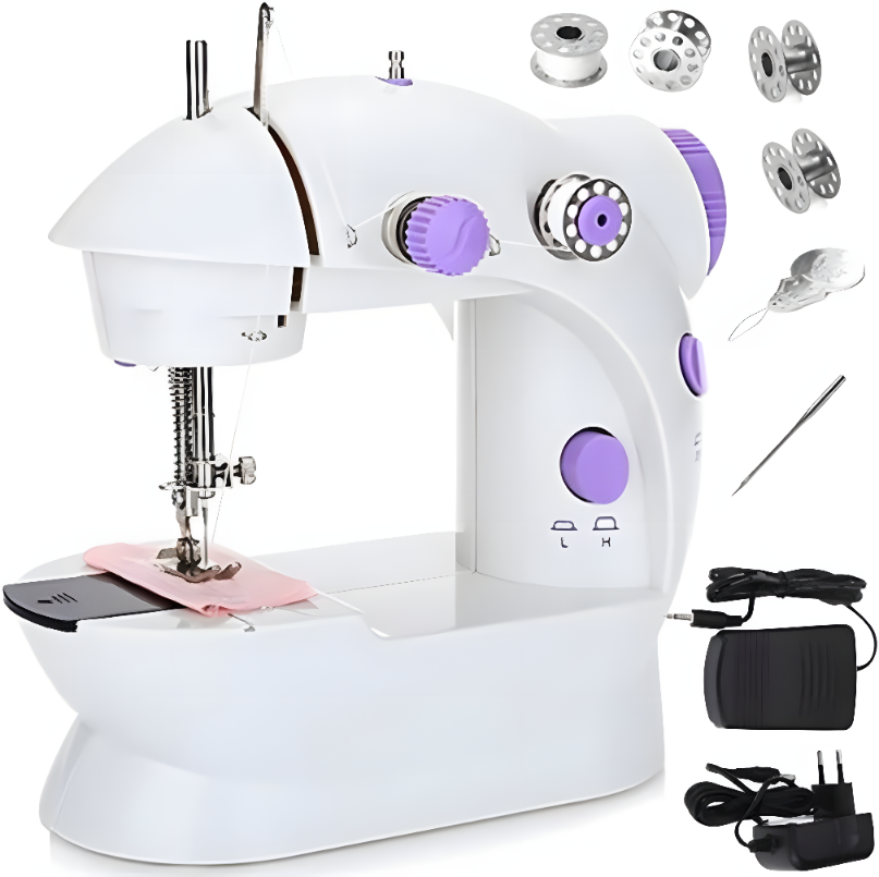 RTO Mini Portable Sewing Machine with Backlight, 2 Modes, Accessories + Free Gifts – image 4
