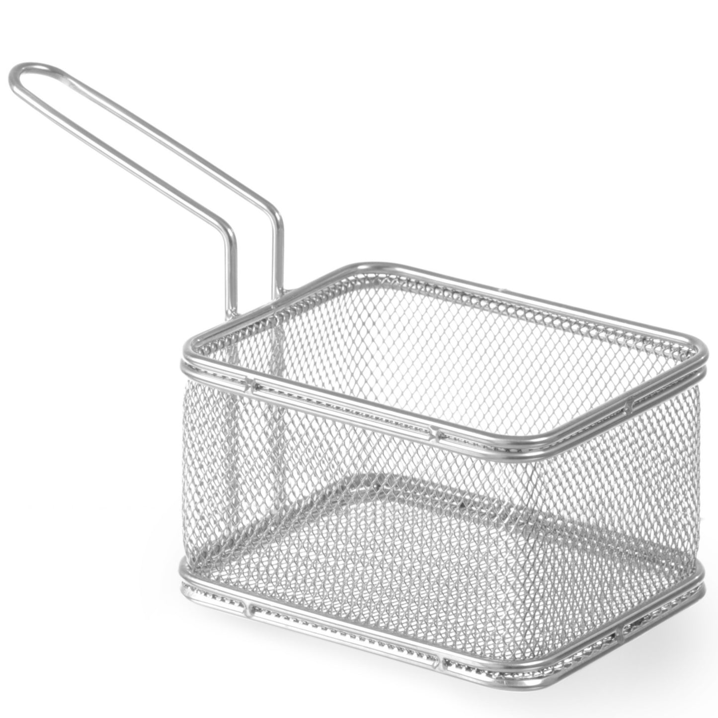 Mini basket for fried snacks stainless steel 125x100x85mm - Hendi 42643 - Carlat