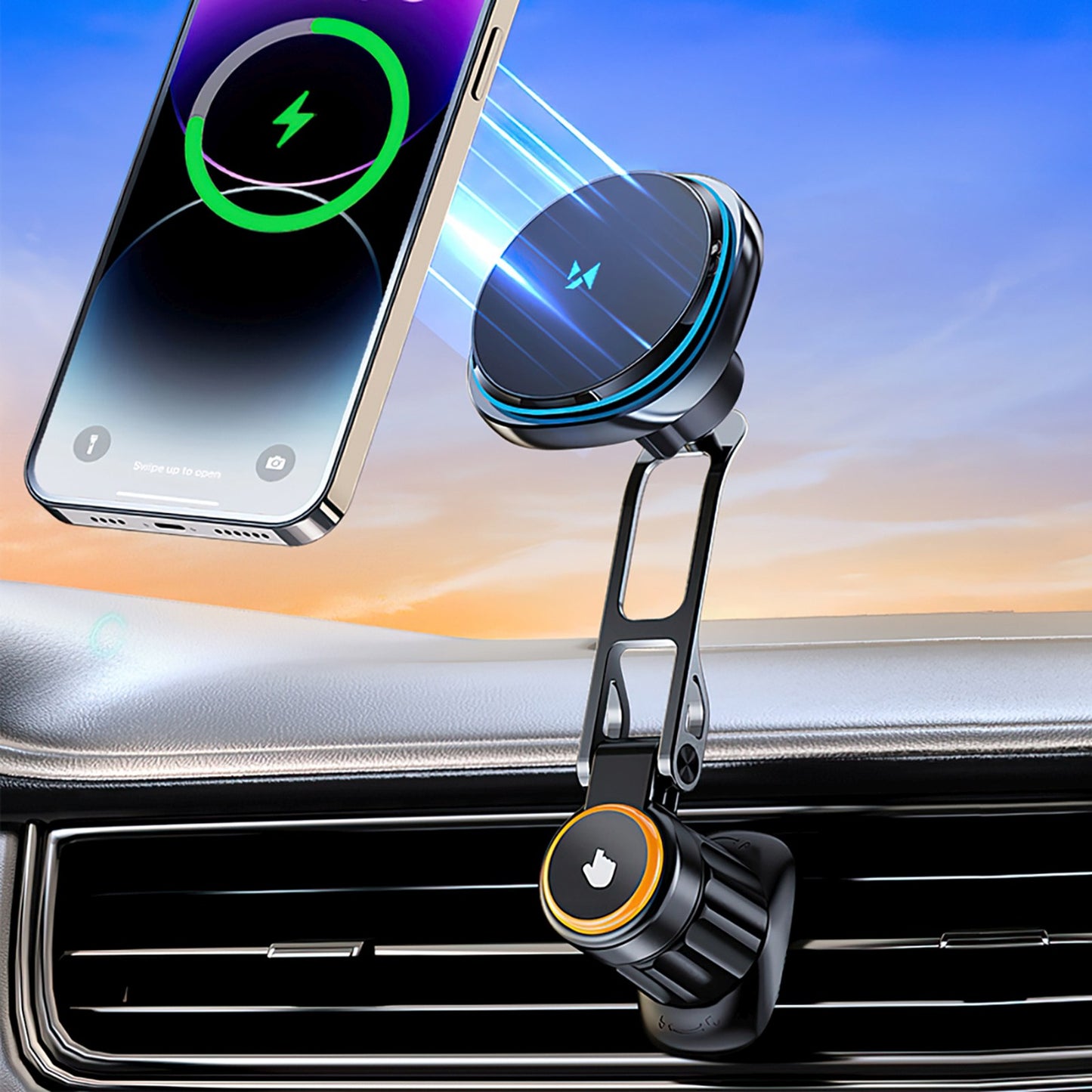 Mobile Phone Stands – Car holder with inductive phone charger - Carlat