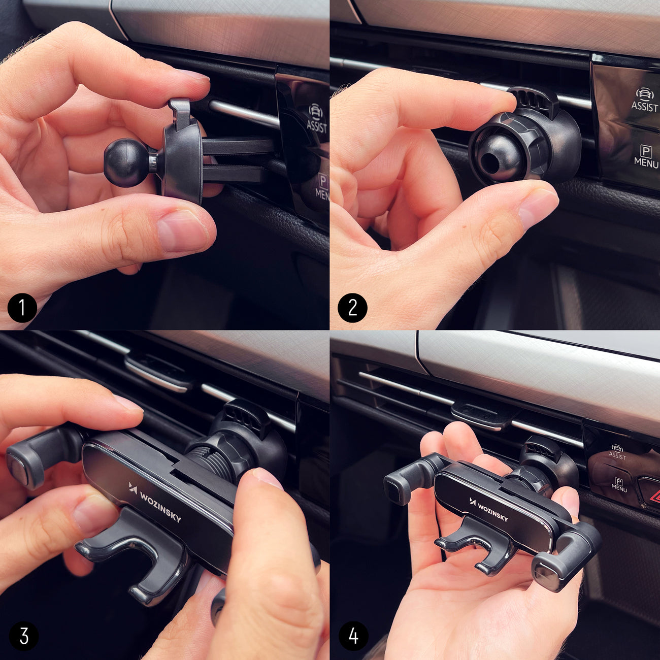 Mobile Phone Stands – Gravity phone holder for the grille - Carlat