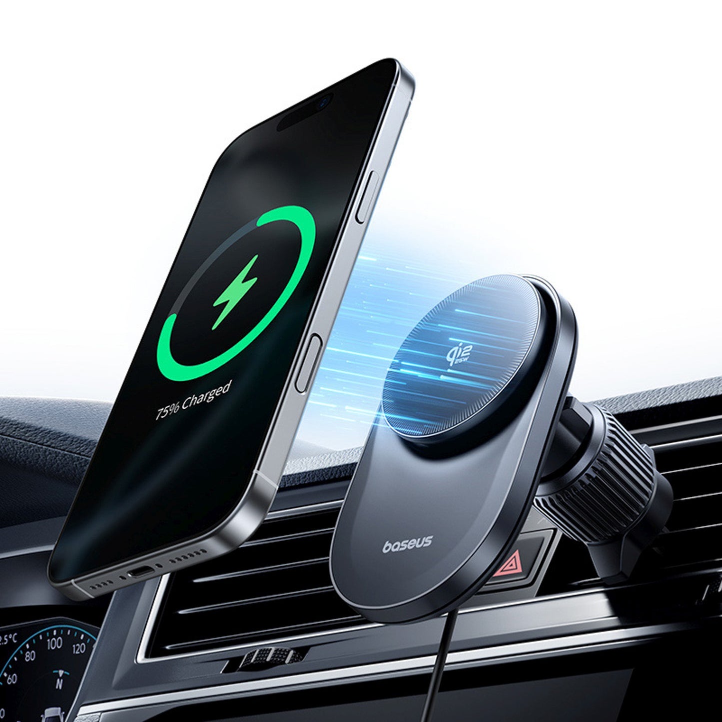 Mobile Phone Stands – Magnetic car holder with Qi2.2 grille - Carlat