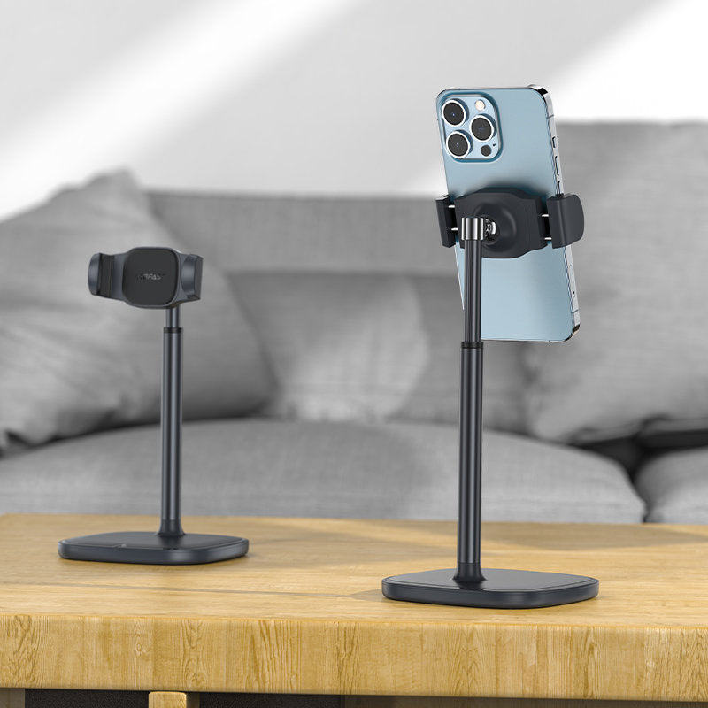 Mobile Phone Stands – Stand, telescopic phone holder, black - Carlat