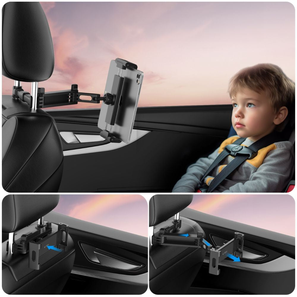 Mobile Phone Stands – Telescopic car smartphone holder for headrest - Carlat