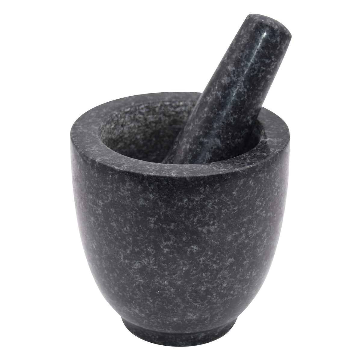 KINGHoff Mortar and pestle, granite, 2-piece set, 15.5 cm diameter, Kinghoff – image 2