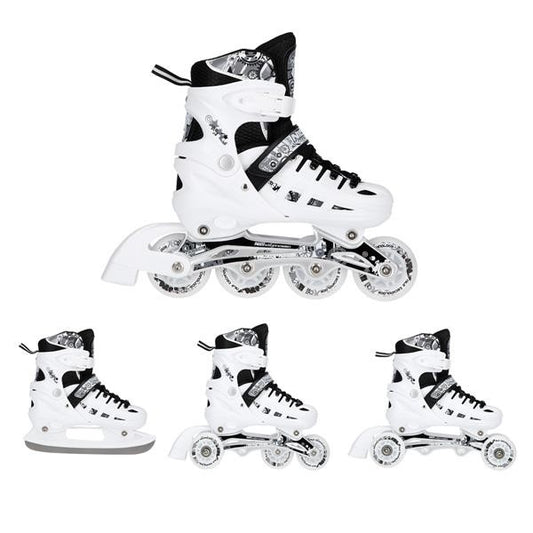 NH10905 4in1 LED SIZE L(39-42) INLINE/ICE-SKATES NILS EXTREME - Carlat