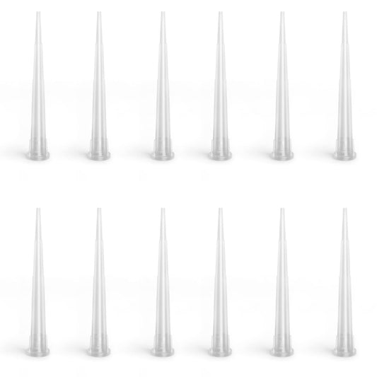 ONiLAB Pipette Tips 10 ul 1000 Pieces Laboratory Universal Plastic Liquid Pipette Tips Polypropylene (PP) Autoclavable, Transparent - Carlat