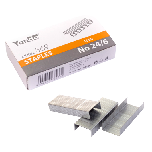 Office Supplies – Standard Office Staples 24/6, 1,000 pieces, YANDA - Carlat