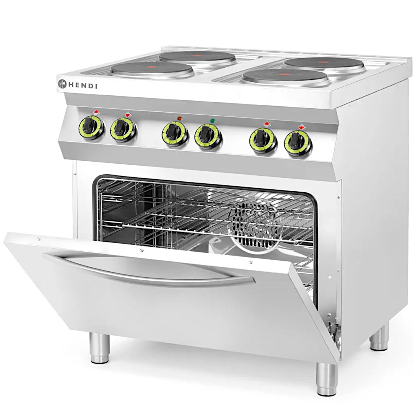 Ovens – Electric cooker 4 plates with convection oven GN1/1 - Carlat