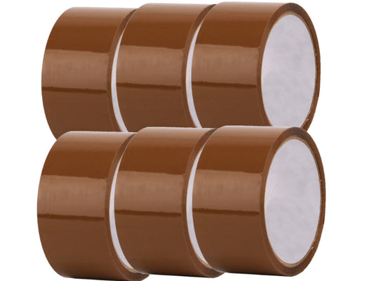 Packaging Tape, Feeders, Dispensers – 95-141# Brown Packaging Tape, 48x60, 6-pack - Carlat