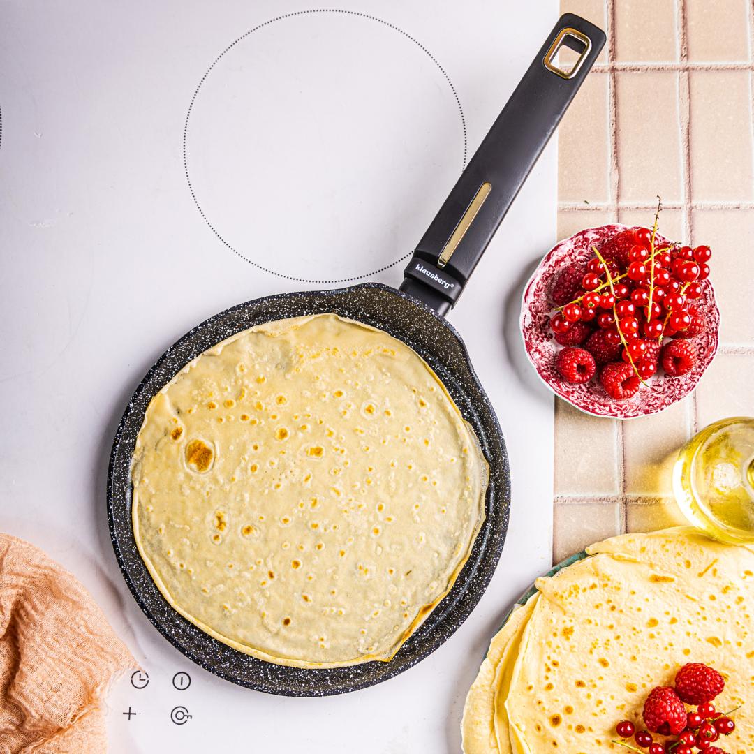 Klausberg Pancake pan, black-marble pattern, with nonstick coating, 24 cm diameter, Klausberg, KB-7964 – image 12