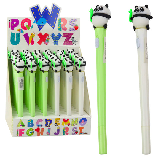 Panda Glowing Blue Ballpoint Pen with Green and White Ink - Carlat