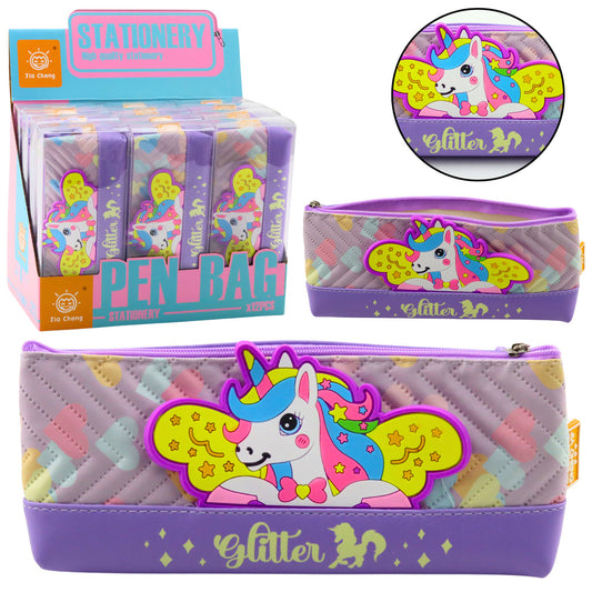 Pencil – Purple Unicorn School Pencil Case, 20 x 8.5 cm - Carlat
