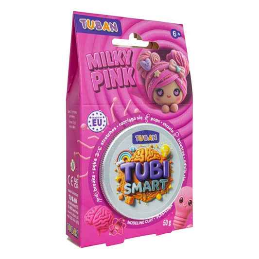 Play-Doh – Tubi Smart Modeling Clay - Milky Pink, 50 g - Carlat