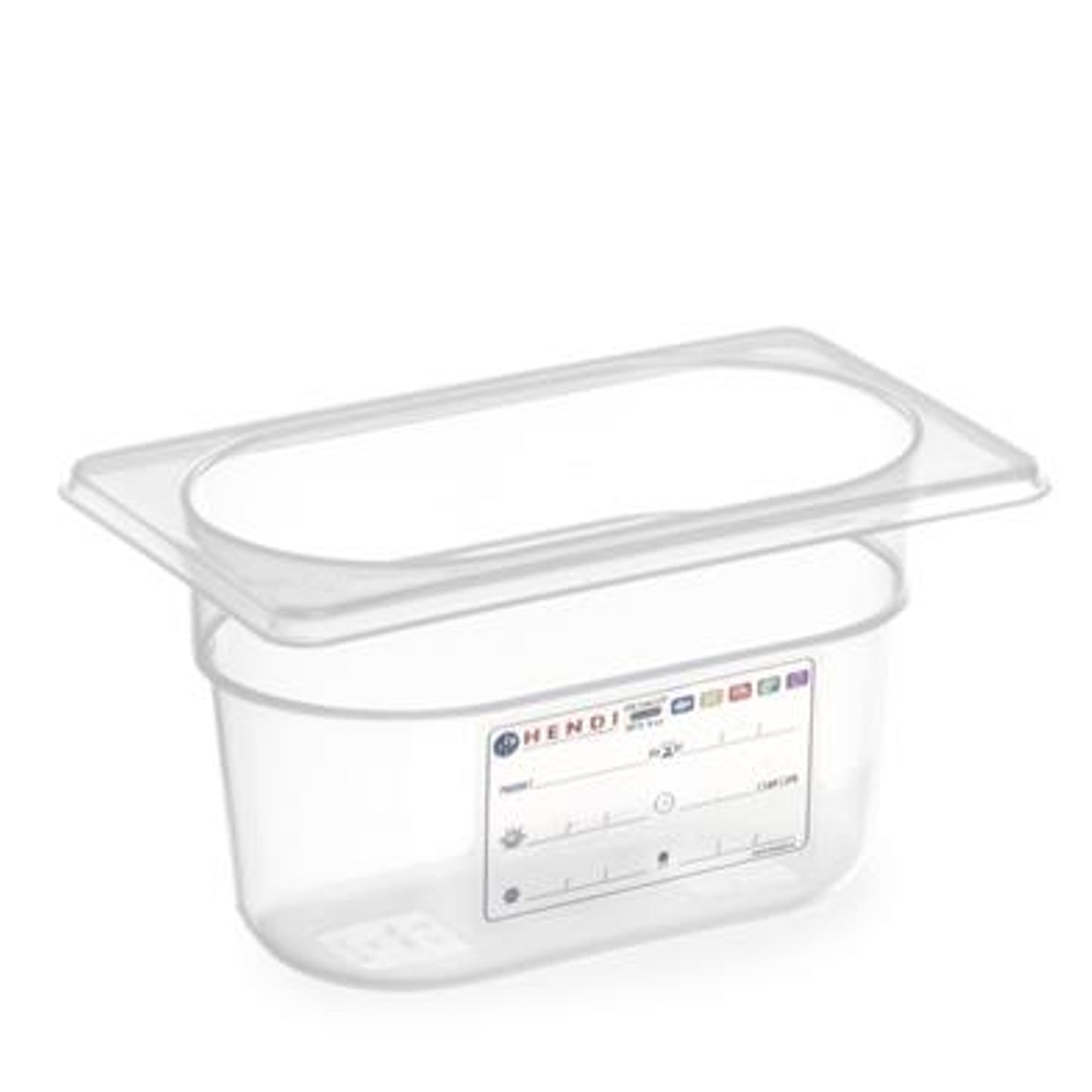Polypropylene container GN 1/9 mm in height - Hendi 880562 - Carlat