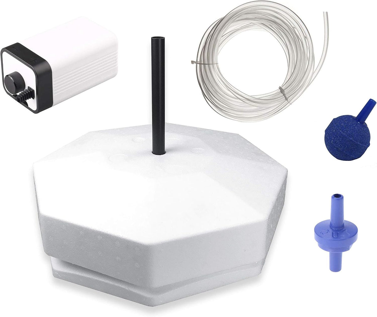 Pondlife Pond Ice Prevention Kit 3 with Adjustable Air Pump - Carlat