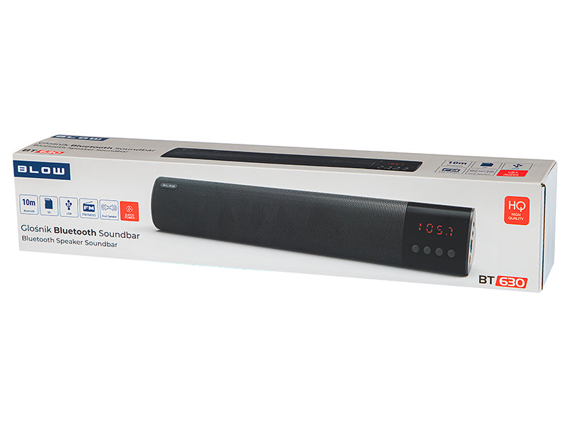 Portable Speakers – 30-349# BT630 Bluetooth Soundbar, Black` - Carlat
